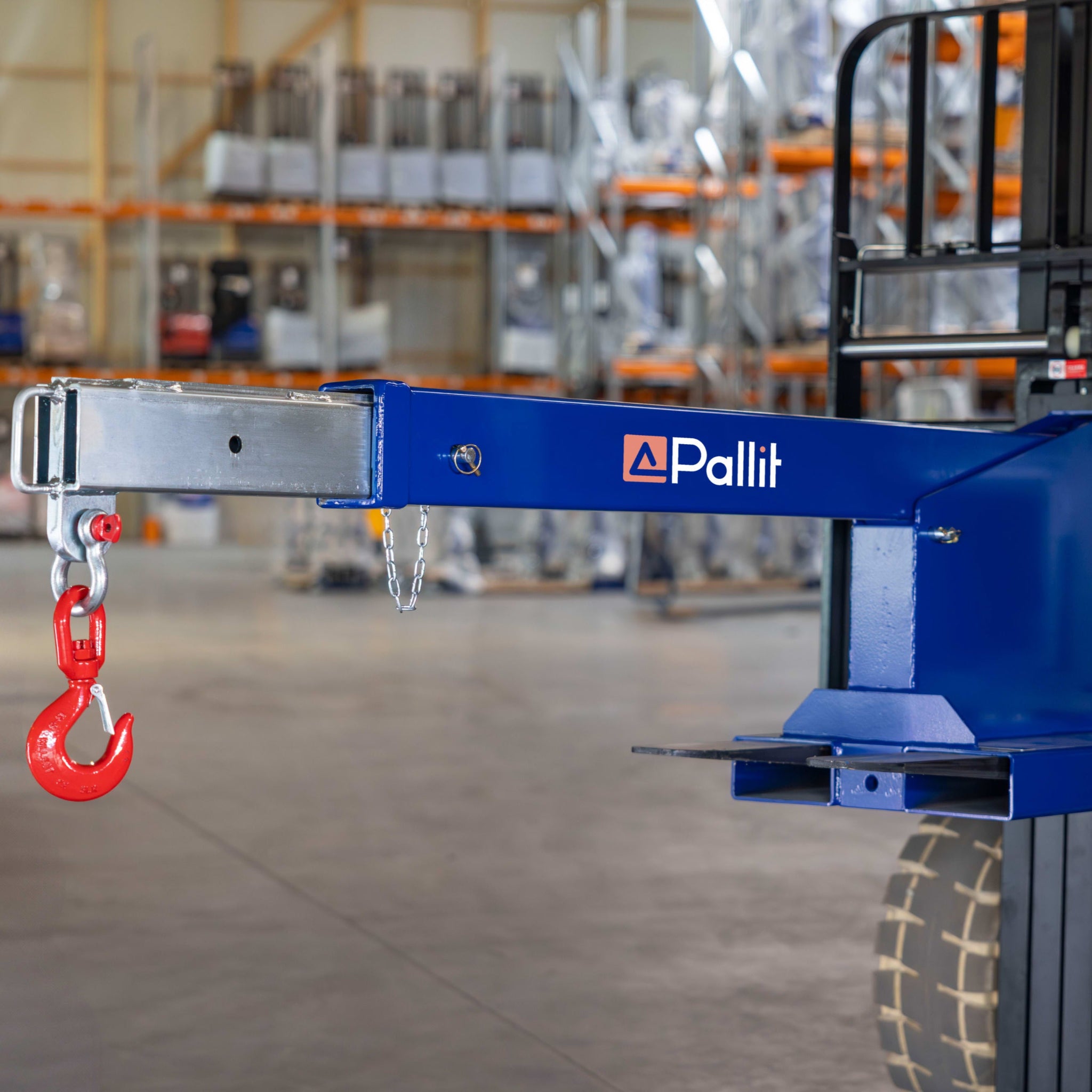 Potence télescopique 3465 mm JIB-M pour chariot élévateur