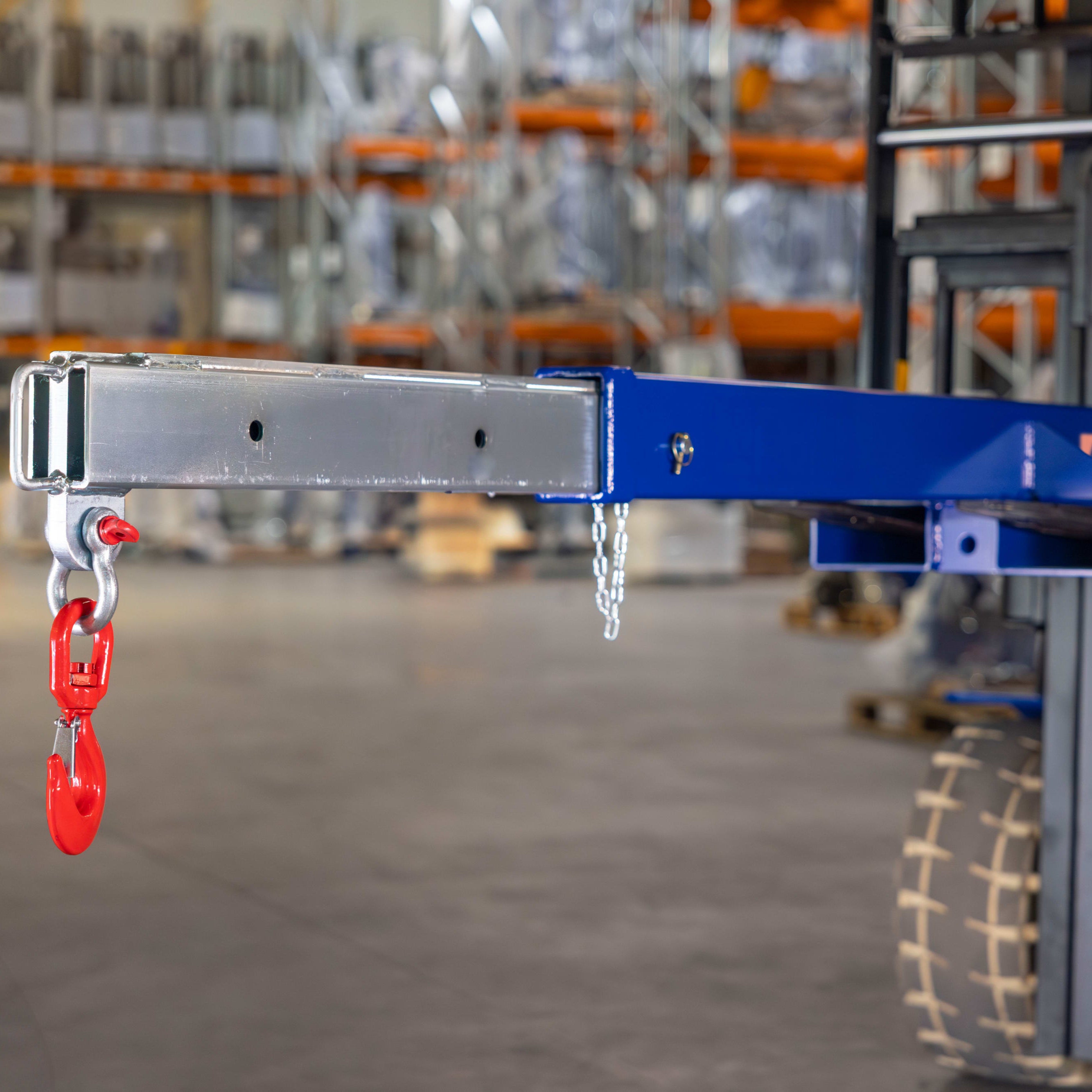 Potence télescopique 3465 mm JIB-M pour chariot élévateur