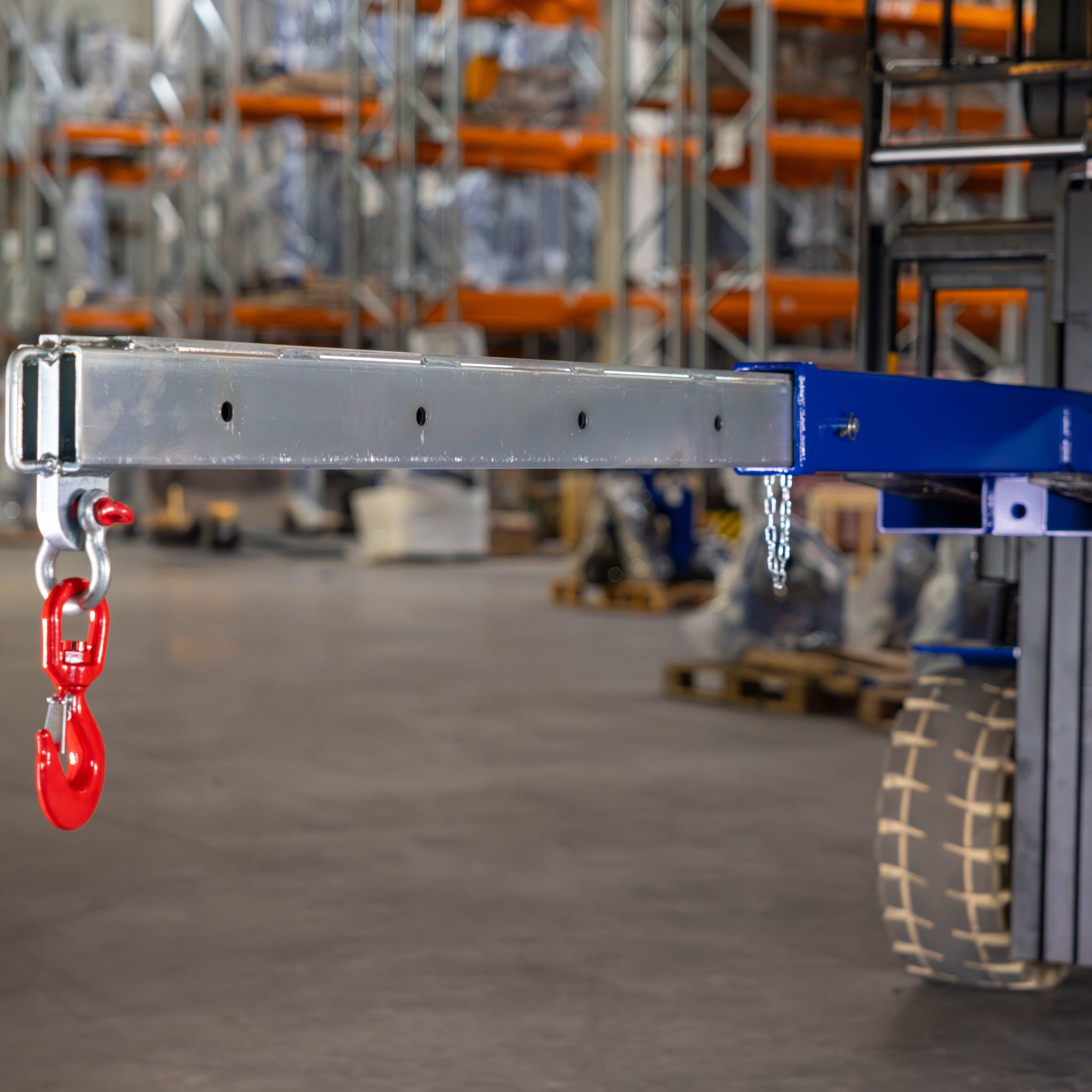 Potence télescopique 3465 mm JIB-M pour chariot élévateur