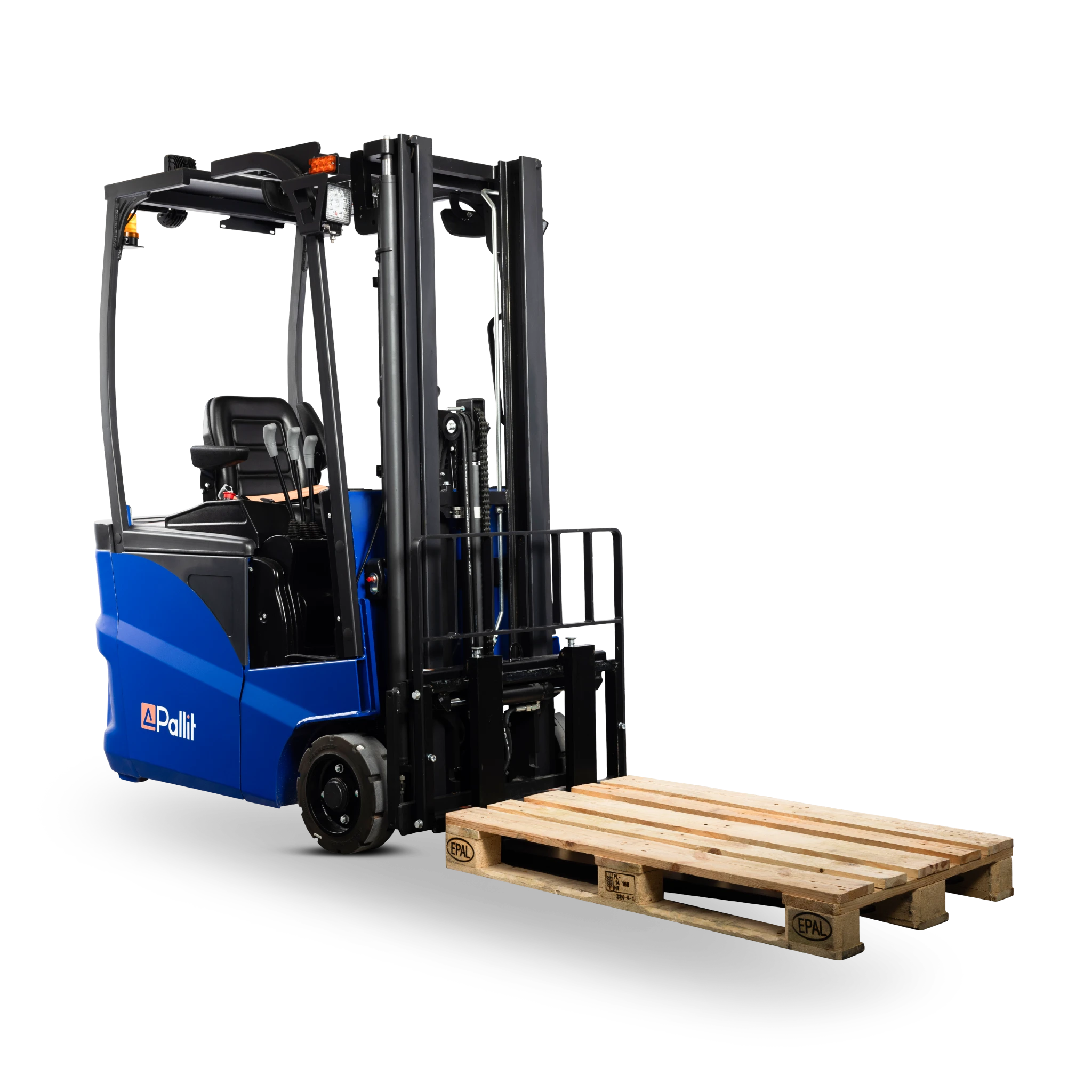 Electric three-wheel forklift EASY-M for 1.2t to 4m