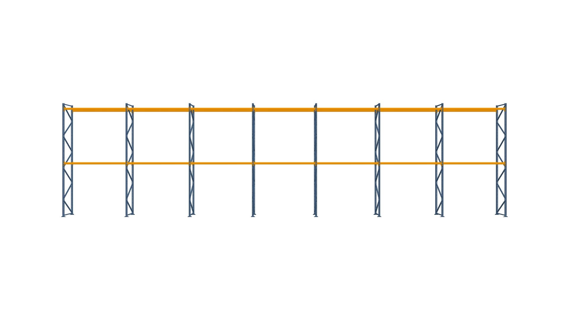 Konfiguration vom 19.11.2024 - 19.64 m x 5.00 m für 63 Paletten mit 500 kg